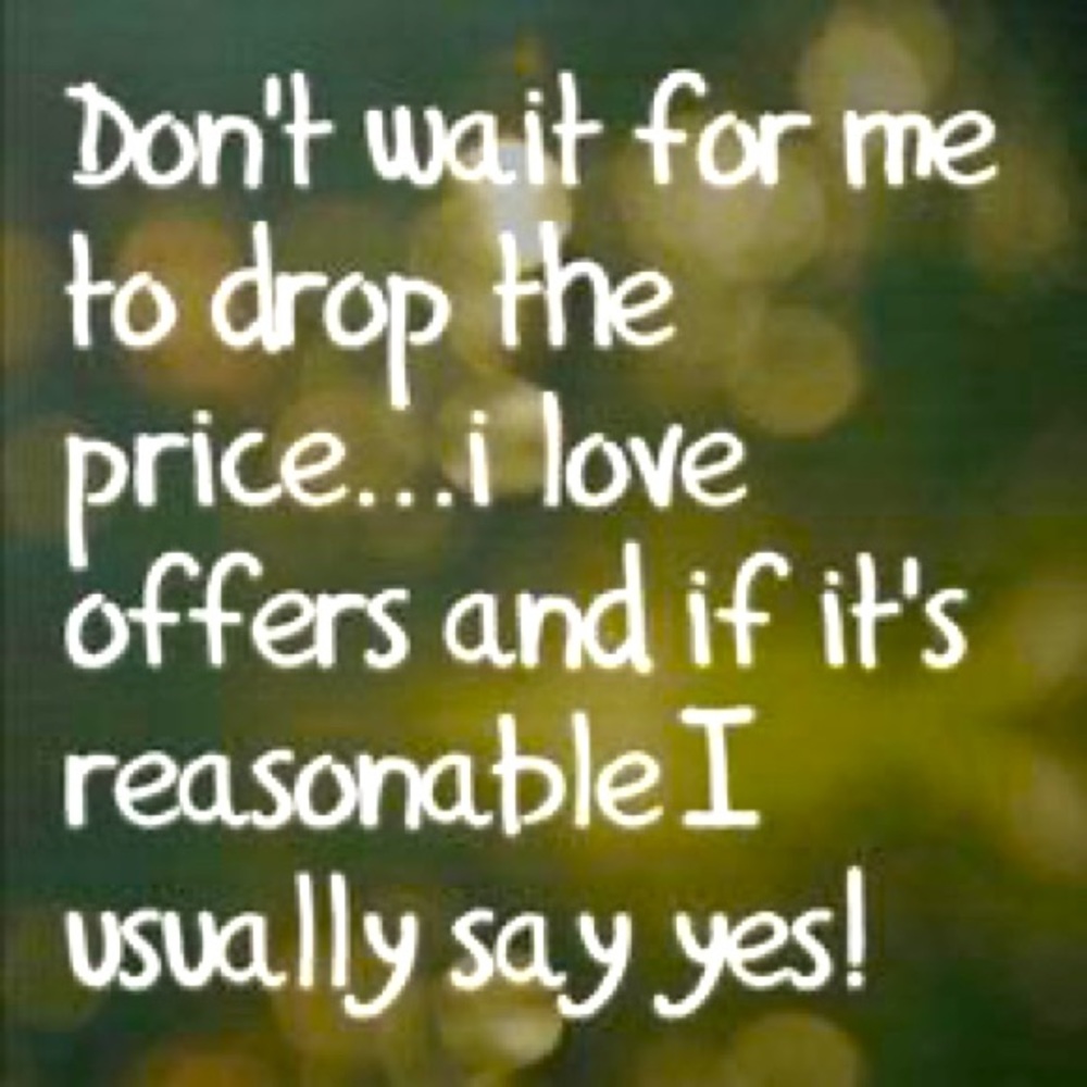 Make me an offer! Feel free to counter back! Bundle your items to save!! 🛍